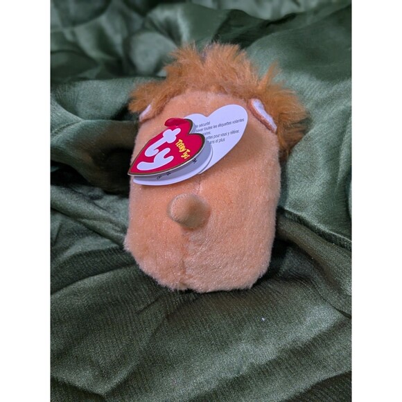 New Ty Beanie Boos Teeny Tys REGAL Lion Stackable 4" Plush Stuffed Animal Toy - Picture 4 of 7